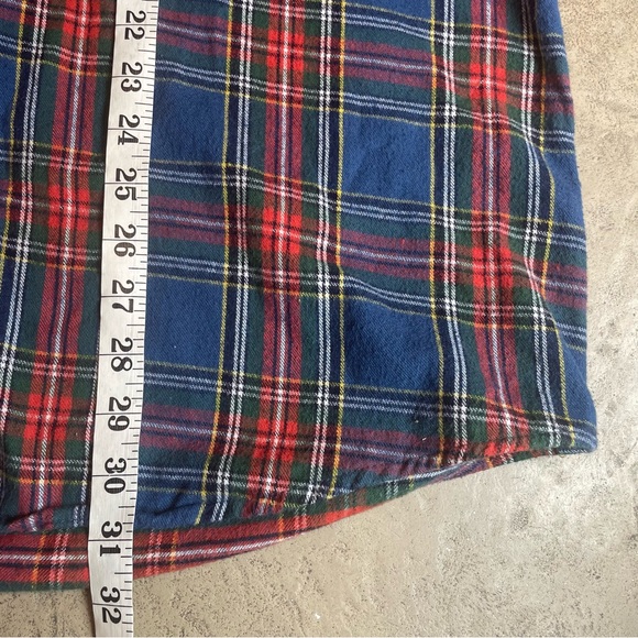 LL Bean Plaid Button Down Flannel Shirt Men’s Sz XL - Picture 7 of 10